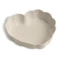 Форма для выпечки с волнистыми бортами Emile Henry Мадлен Сердце 2л, 26,5х24,5х6,5 см, крем, керамик