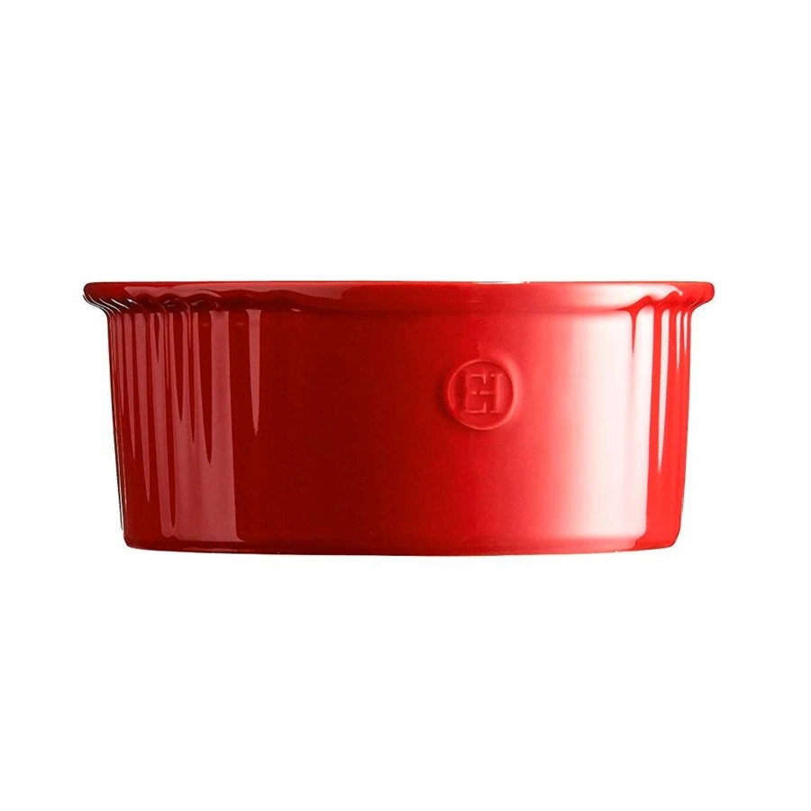 Форма для суфле Emile Henry, 2,2л, 23х21х8,5см, гранат, керамика жаропрочная