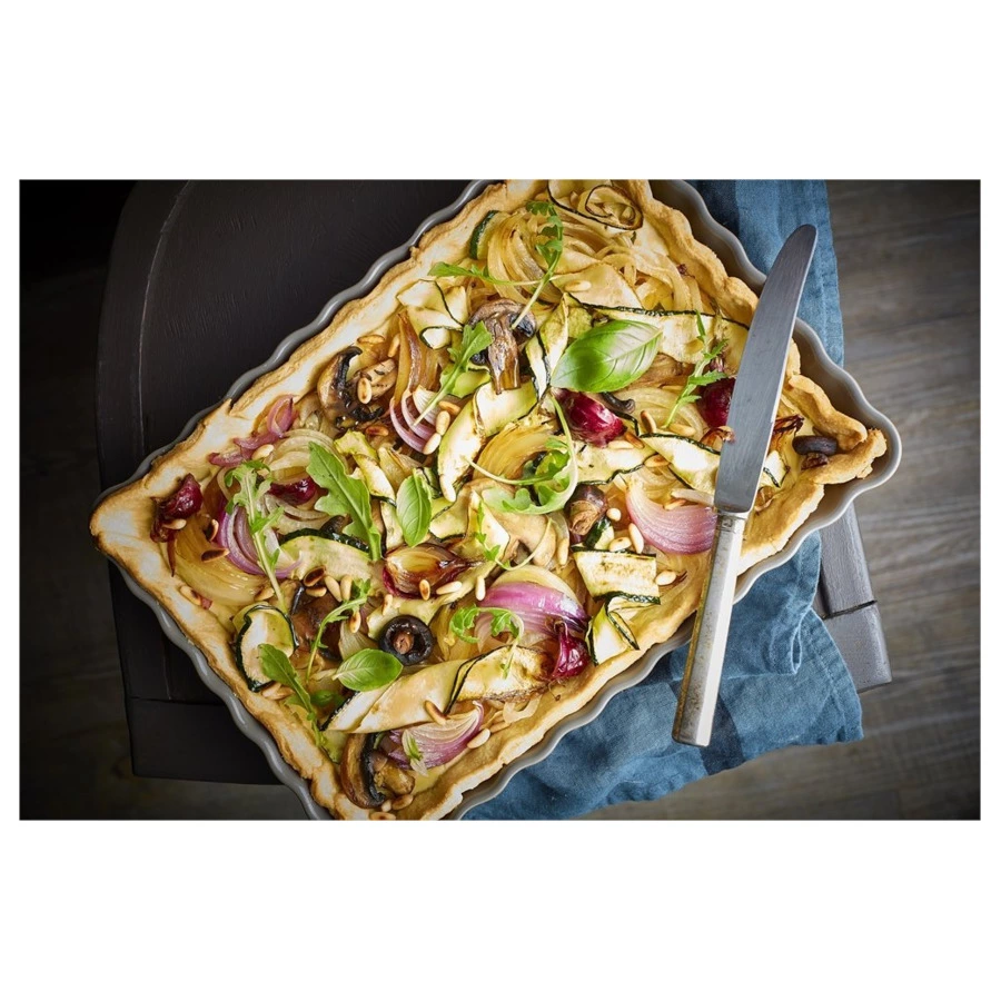 Форма для пирога Emile Henry прямоугольная 2,4л, 33,5х24х5см, гранат, керамика