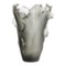 Ваза настольная Decor de Table Pate de Verre Cristal Мак 30 см, хрустальное тесто, серая, п/к