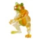 Фигурка Decor de Table Pate de Verre Cristal Лягушка Стоит, хрустальное тесто, янтарно-зеленая, п/к