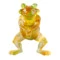 Фигурка Decor de Table Pate de Verre Cristal Лягушка Стоит, хрустальное тесто, янтарно-зеленая, п/к