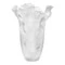 Ваза настольная Decor de Table Pate de Verre Cristal Мак 20 см, хрустальное тесто, белая, п/к