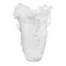 Ваза настольная Decor de Table Pate de Verre Cristal Мак 20 см, хрустальное тесто, белая, п/к