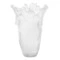 Ваза настольная Decor de Table Pate de Verre Cristal Мак 20 см, хрустальное тесто, белая, п/к