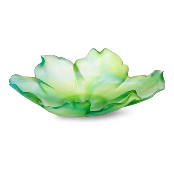 Чаша декоративная Decor de Table Pate de Verre Cristal Мак 18 см, хрустальное тесто