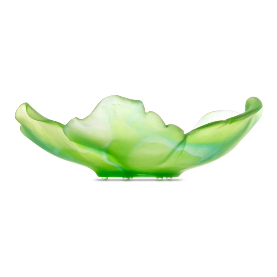 Чаша декоративная Decor de Table Pate de Verre Cristal Мак 18 см, хрустальное тесто