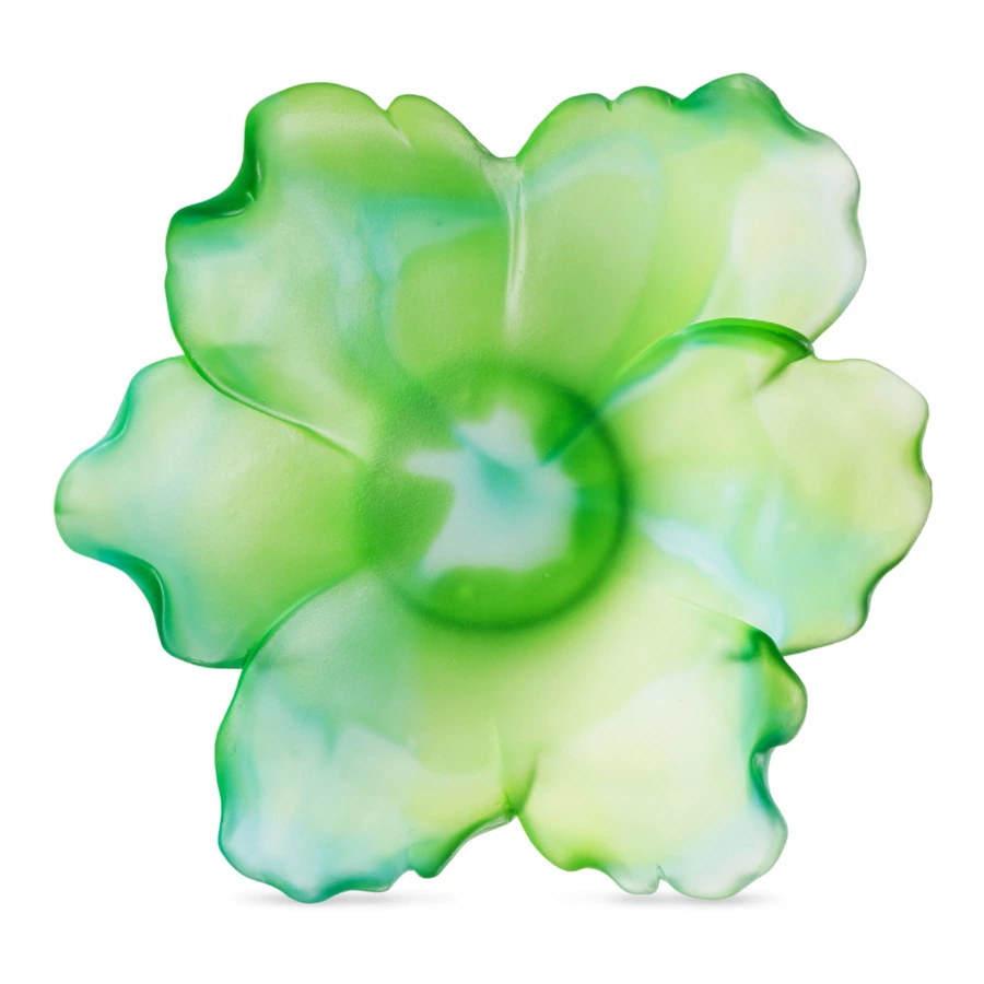 Чаша декоративная Decor de Table Pate de Verre Cristal Мак 18 см, хрустальное тесто