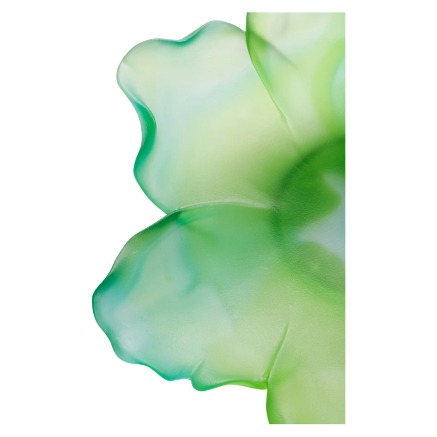 Чаша декоративная Decor de Table Pate de Verre Cristal Мак 18 см, хрустальное тесто