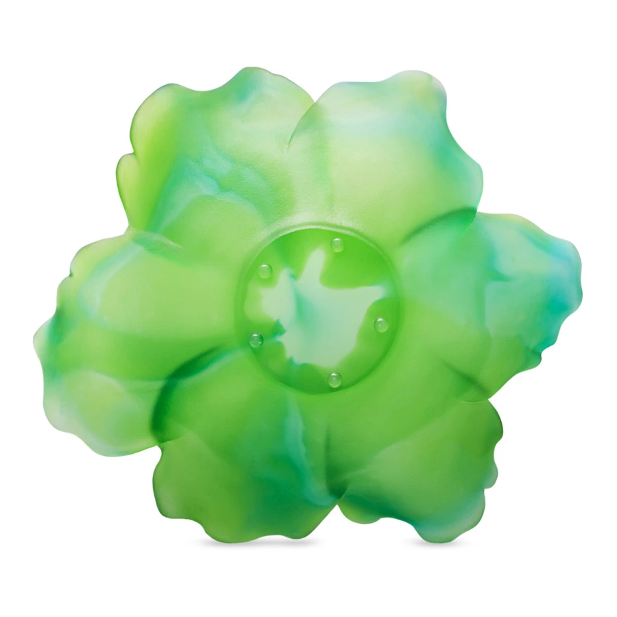 Чаша декоративная Decor de Table Pate de Verre Cristal Мак 18 см, хрустальное тесто