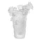 Ваза настольная Decor de Table Pate de Verre Cristal Роза 20 см, хрустальное тесто, белая, п/к