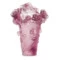 Ваза настольная Decor de Table Pate de Verre Cristal Роза 20 см, хрустальное тесто
