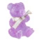 Фигурка Decor de Table Pate de Verre Cristal Медвежонок, хрустальное тесто, фиолетовая, п/к