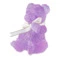 Фигурка Decor de Table Pate de Verre Cristal Медвежонок, хрустальное тесто, фиолетовая, п/к