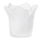 Подсвечник Decor de Table Pate de Verre Cristal Мак 8 см, хрустальное тесто, белый, п/к