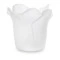 Подсвечник Decor de Table Pate de Verre Cristal Мак 8 см, хрустальное тесто, белый, п/к