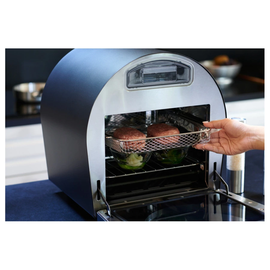 Умная печь-аэрогриль EPEIOS FoElem Chef на 14 л, 1500 Вт,  EPAO502, черный