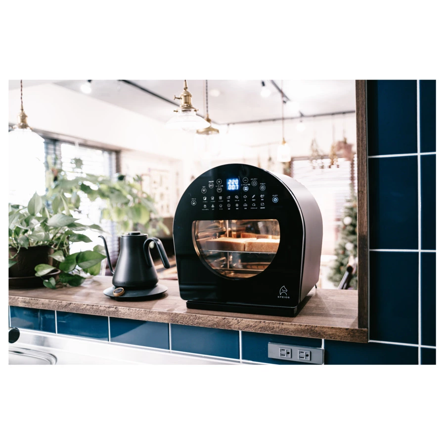 Умная печь-аэрогриль EPEIOS FoElem Chef на 14 л, 1500 Вт,  EPAO502, черный