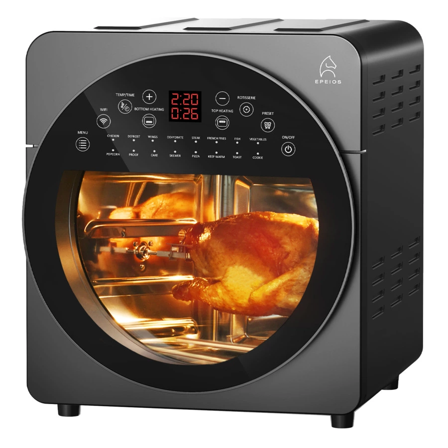 Умная печь-аэрогриль EPEIOS Epicure+, 6-в-1 на 14 л, 1700 Вт, EPAO249, черная