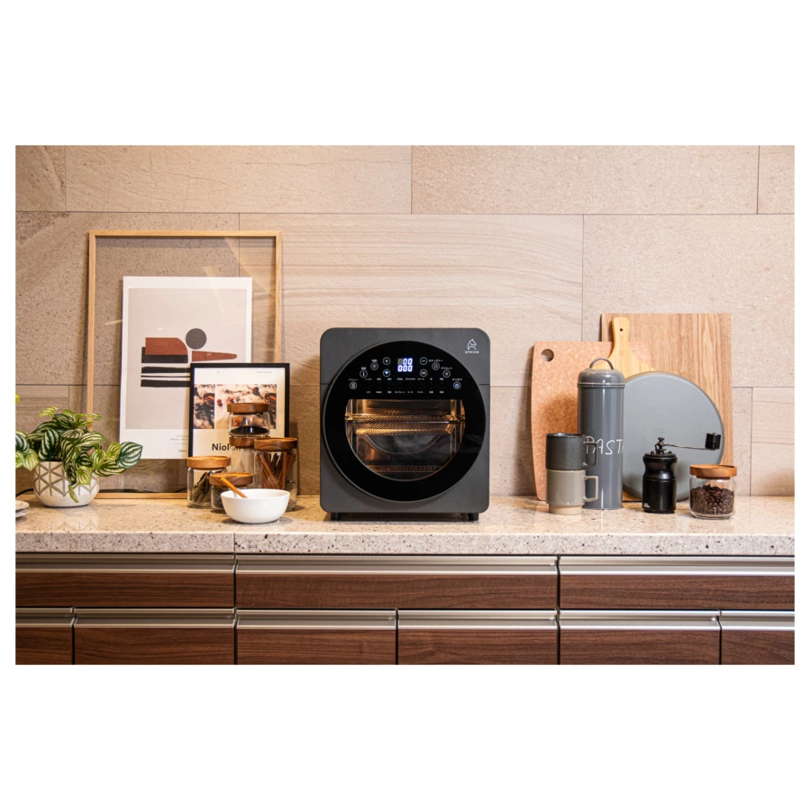 Умная печь-аэрогриль EPEIOS Epicure+, 6-в-1 на 14 л, 1700 Вт, EPAO249, черная