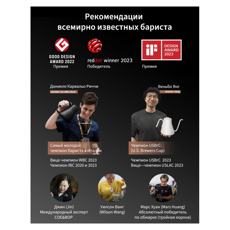 Кофемолка EPEIOS ESSENCE 2-в-1, CCG-402 / CCG-401, черная