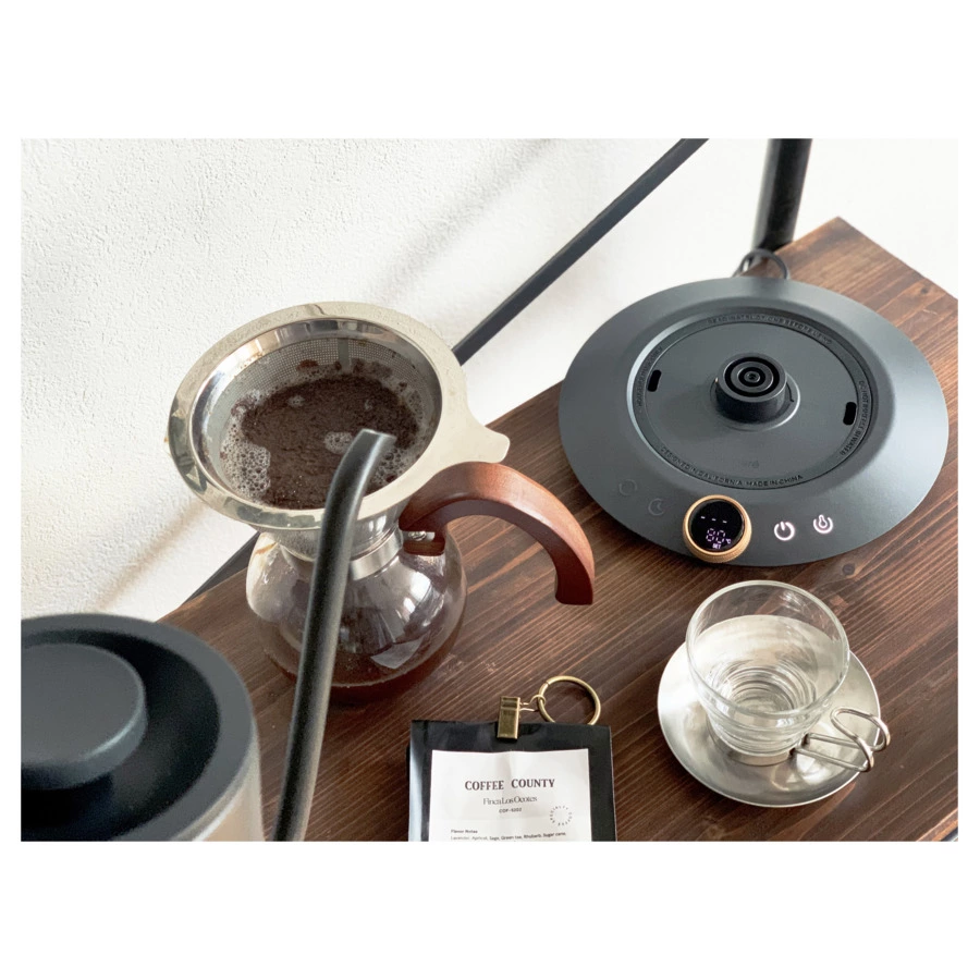 Чайник электрический EPEIOS HummingBird (Колибри), 0,9л, 1250-1500 Вт, EPCP001, черный