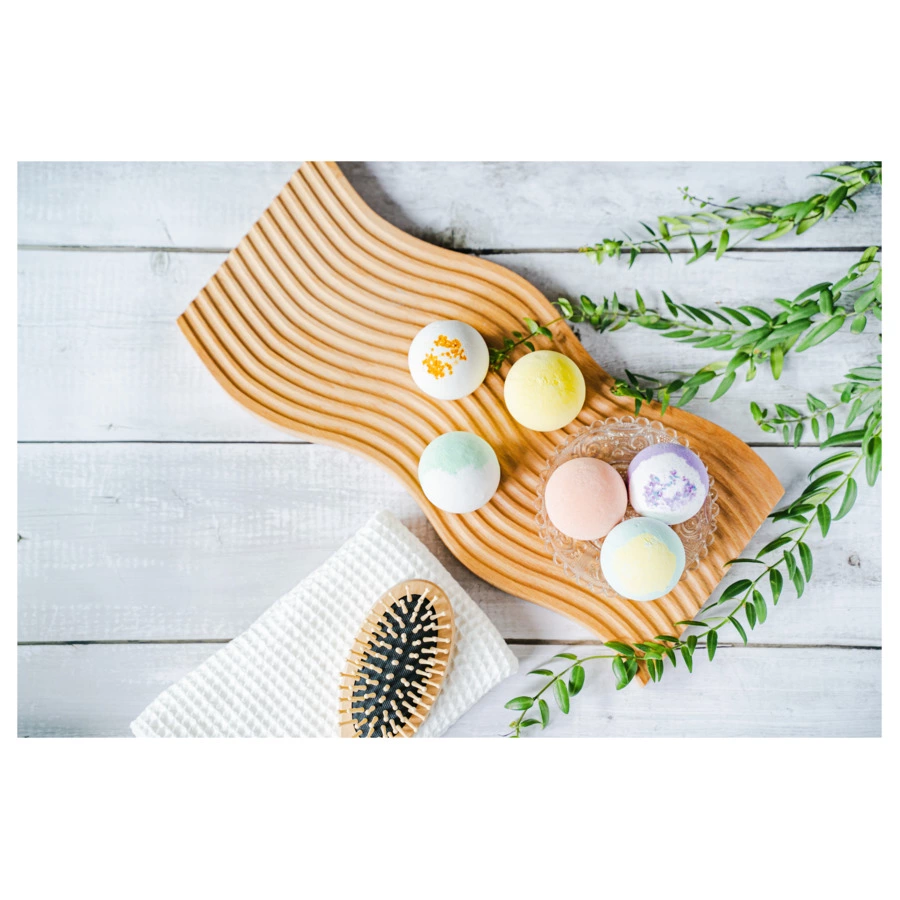 Премиальные бомбочки для ванны EPEIOS Bath bombs, 9 шт, разноцветные