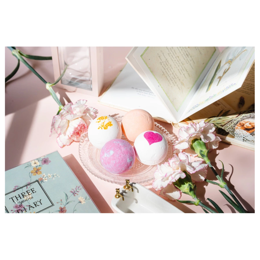 Премиальные бомбочки для ванны EPEIOS Bath bombs, 24 шт, разноцветные