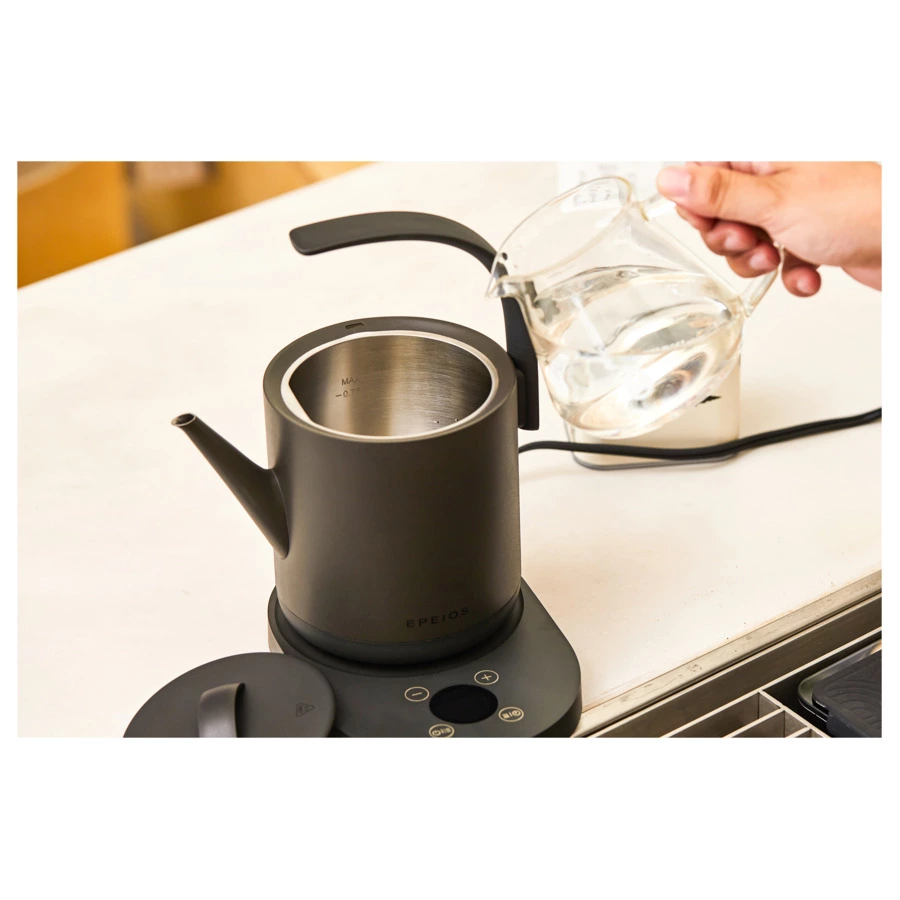 Чайник электрический EPEIOS Cove 0,75 л, 1200 Вт, EPCP002,  черный