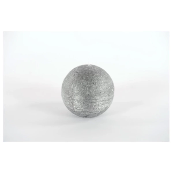 Свеча-шар Luz Your Senses 8 см, черное серебро