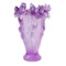 Ваза Decor de Table Pate de Verre Cristal Ирисы 22 см, хрустальное тесто, фиолетовая, п/к