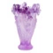 Ваза Decor de Table Pate de Verre Cristal Ирисы 22 см, хрустальное тесто, фиолетовая, п/к