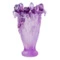 Ваза Decor de Table Pate de Verre Cristal Ирисы 22 см, хрустальное тесто, фиолетовая, п/к