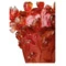 Ваза Decor de Table Pate de Verre Cristal Ирисы 22 см, хрустальное тесто, янтарно-красная, п/к