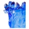 Ваза Decor de Table Pate de Verre Cristal Ирисы 32 см, хрустальное тесто, кобальтово-синяя, п/к