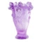 Ваза Decor de Table Pate de Verre Cristal Ирисы 32 см, хрустальное тесто, фиолетовая, п/к