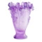 Ваза Decor de Table Pate de Verre Cristal Ирисы 32 см, хрустальное тесто, фиолетовая, п/к