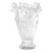Ваза Decor de Table Pate de Verre Cristal Ирисы 32 см, хрустальное тесто, белая, п/к