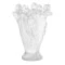 Ваза Decor de Table Pate de Verre Cristal Ирисы 32 см, хрустальное тесто, белая, п/к