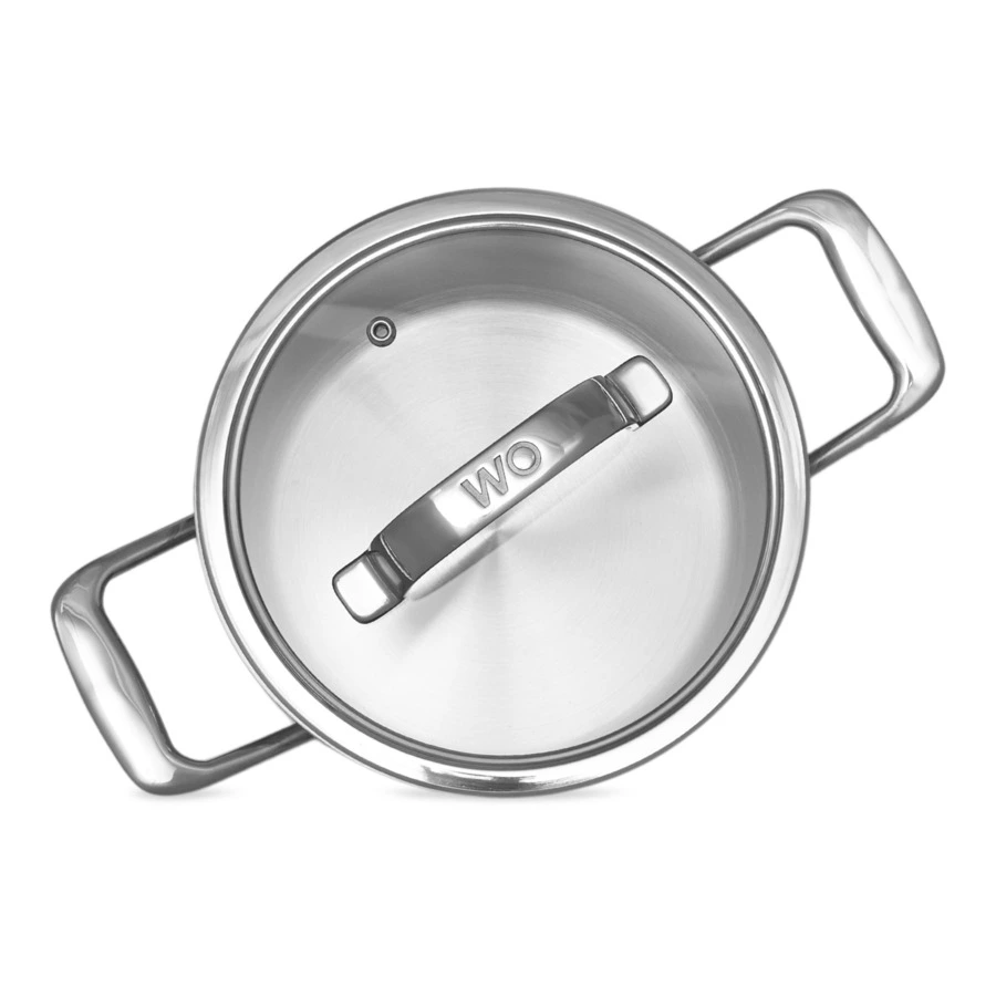 Набор кухонной посуды WO HOME Verona 6 предметов, сталь нержавеющая