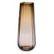 Ваза настольная Krosno 35 см, дымчато-коричневая, стекло