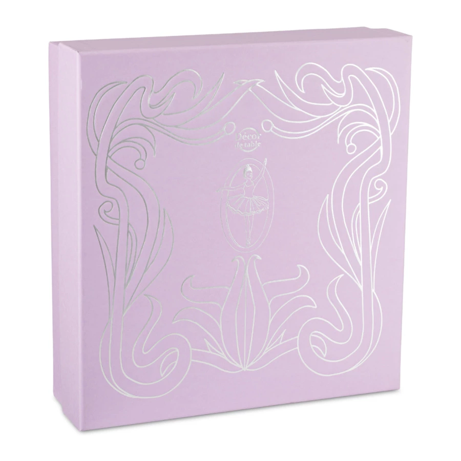 Набор подарочный Decor de table из фужеров для шампанского с хрустальным украшением Балерина, п/к