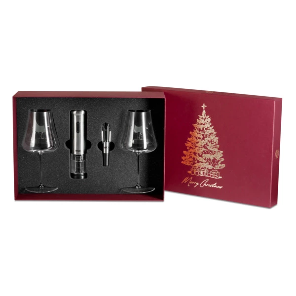 Набор подарочный Decor de Table из бокалов для вина со штопором и аэратором, п/к