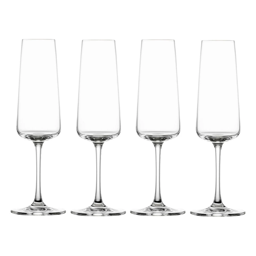 Набор бокалов для для шампанского Schott Zwiesel Miovino Sparkling Wine, 260 мл, 4 шт, хрустальное с