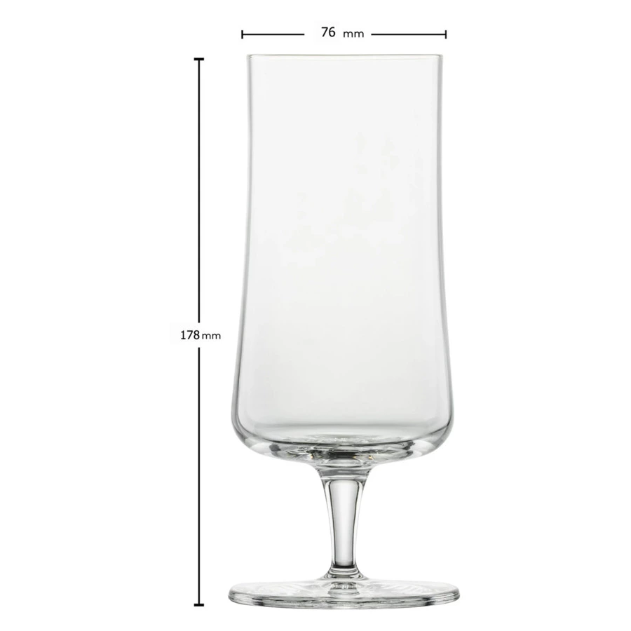 Набор стаканов для пива Schott Zwiesel Beer Basic Pilsner, 405 мл, 4 шт, хрустальное стекло