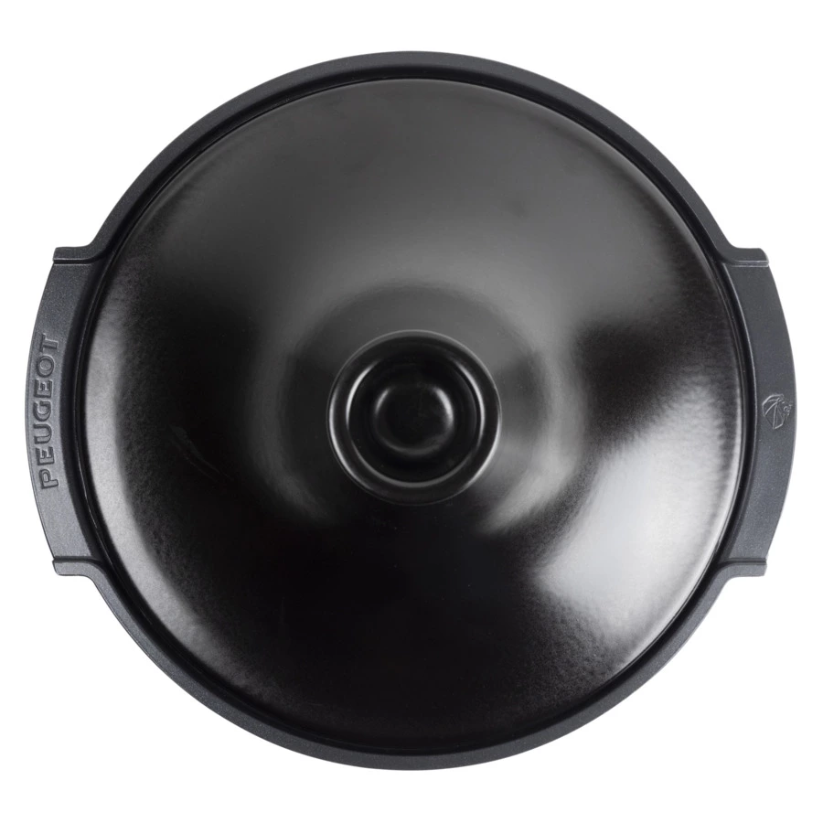 Тажин антипригарный для индукции Peugeot Atlas Black Д33хН23 см, кованый алюминий, крышка керамика,