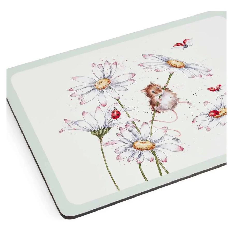 Набор плейсматов Pimpernel Забавная фауна. Дикие цветы Совы 30,5х23х0,58 см, 4 шт, пробка