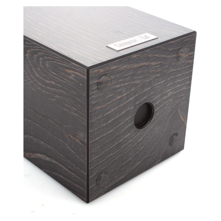 Подставка для ножей ComposeEat Elegance 11х11х24 см, композит,  дуб Бренди