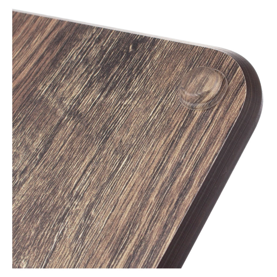 Доска для сервировки и нарезки с желобом ComposeEat Surface 24х18 см, композит, дуб мореный