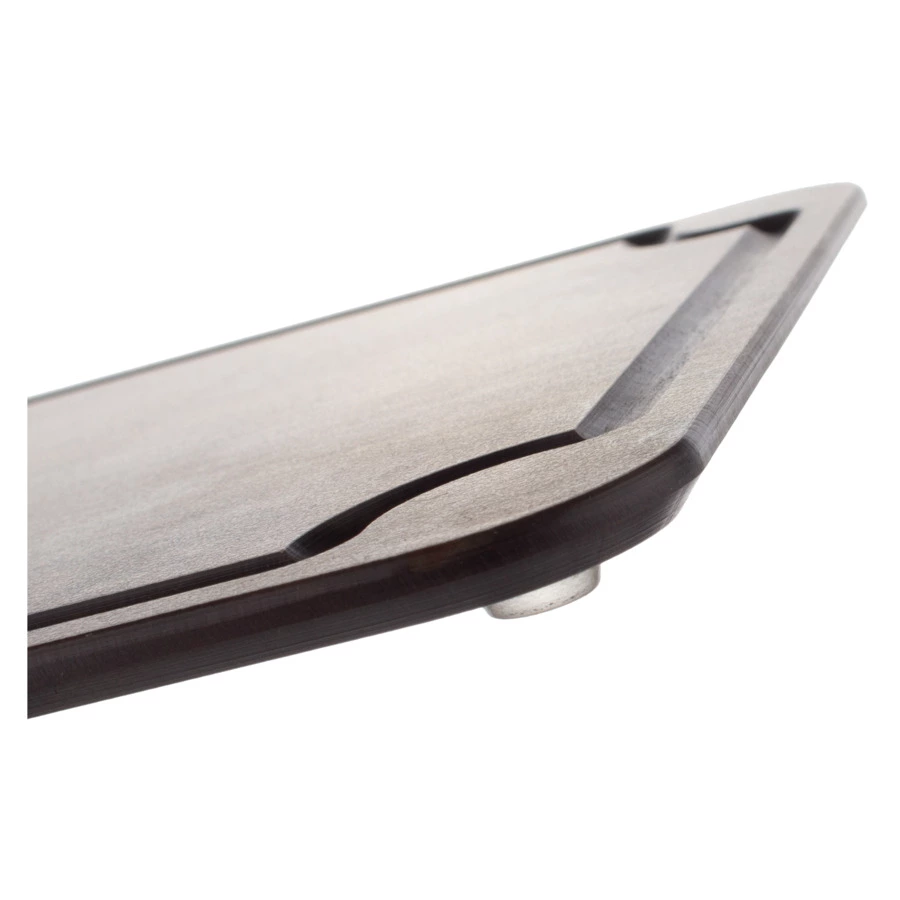 Доска для сервировки и нарезки с желобом ComposeEat Surface 24х18 см, композит, дуб мореный